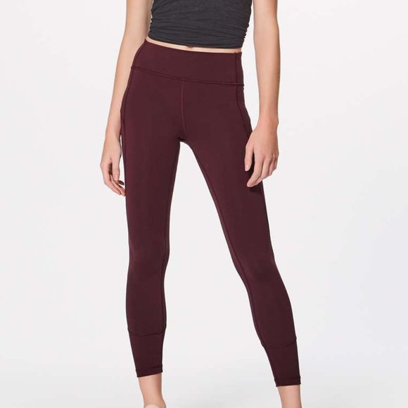 lululemon athletica Burgundy Leggings - Picture 1 of 14